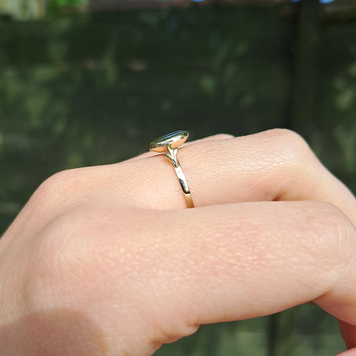 Vintage 9ct Gold Coffee Bean Ring