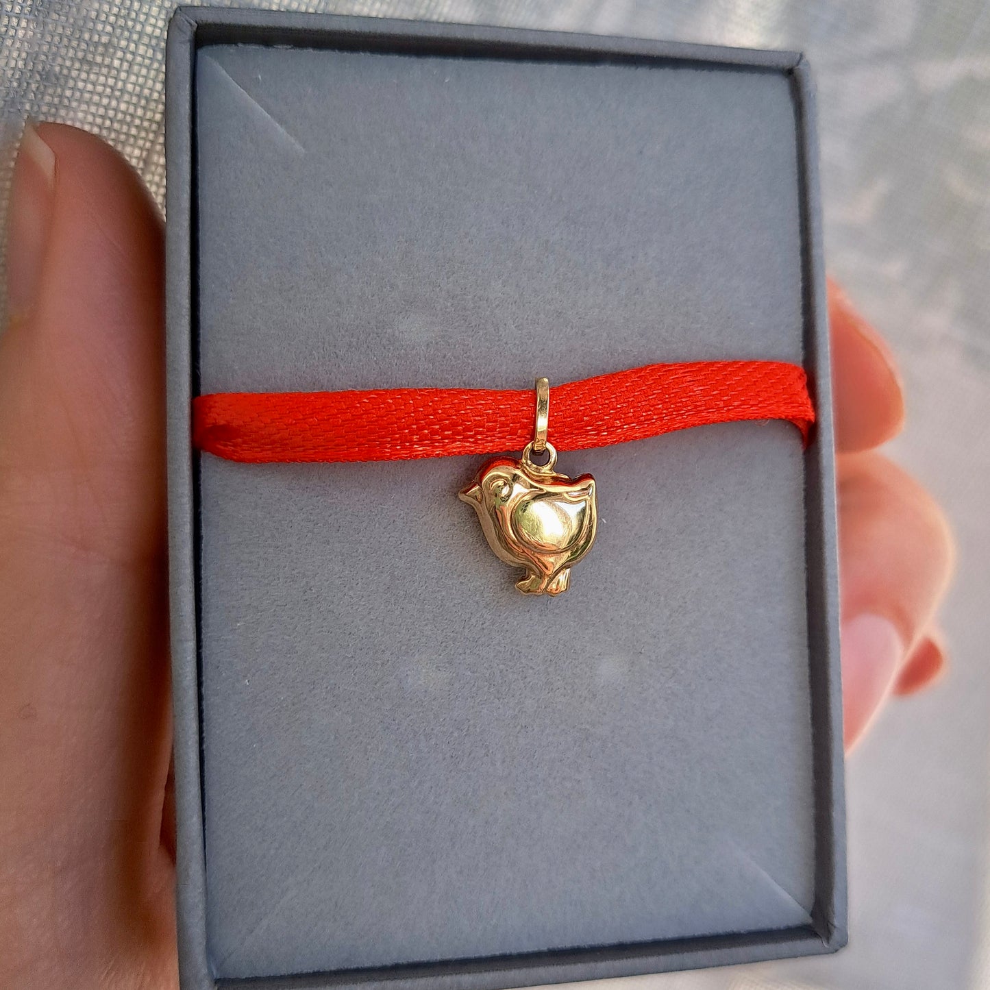 Pre-owned 9ct Gold Chick Charm