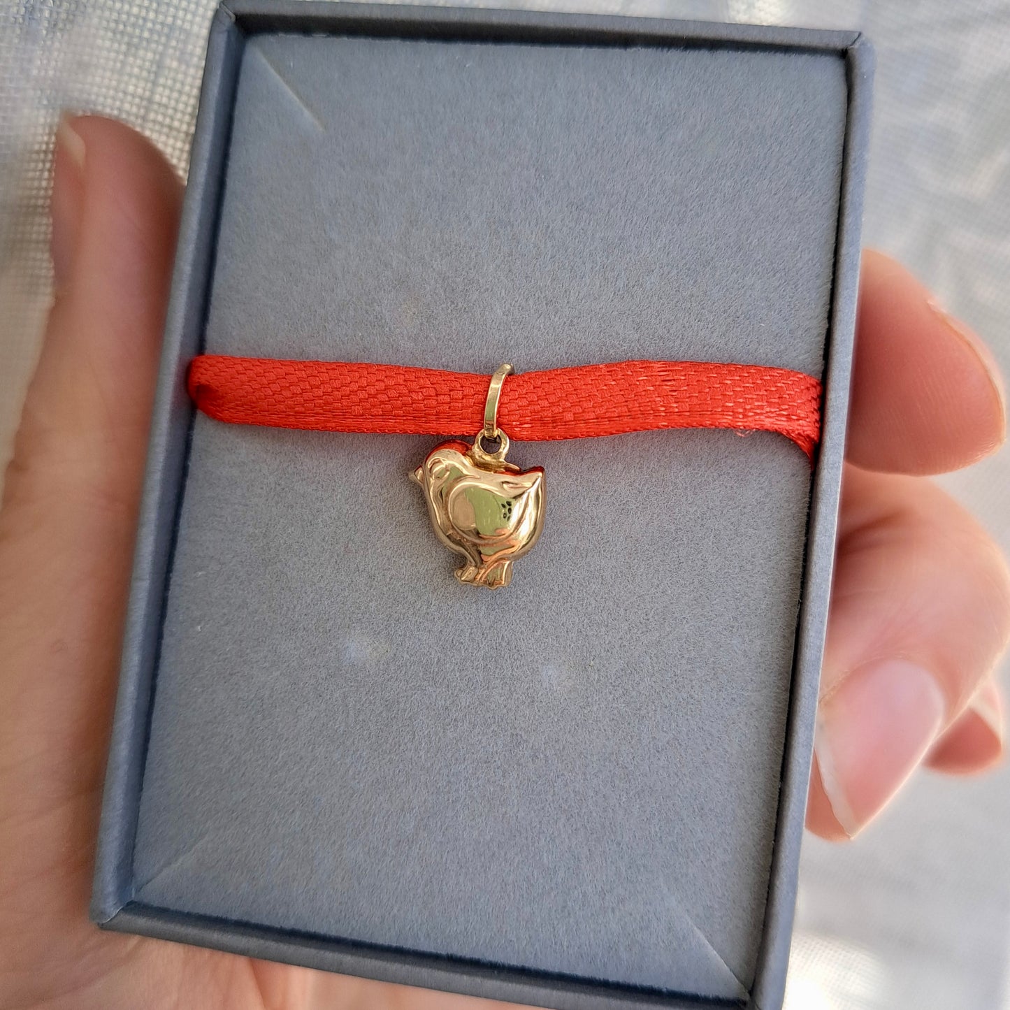Pre-owned 9ct Gold Chick Charm