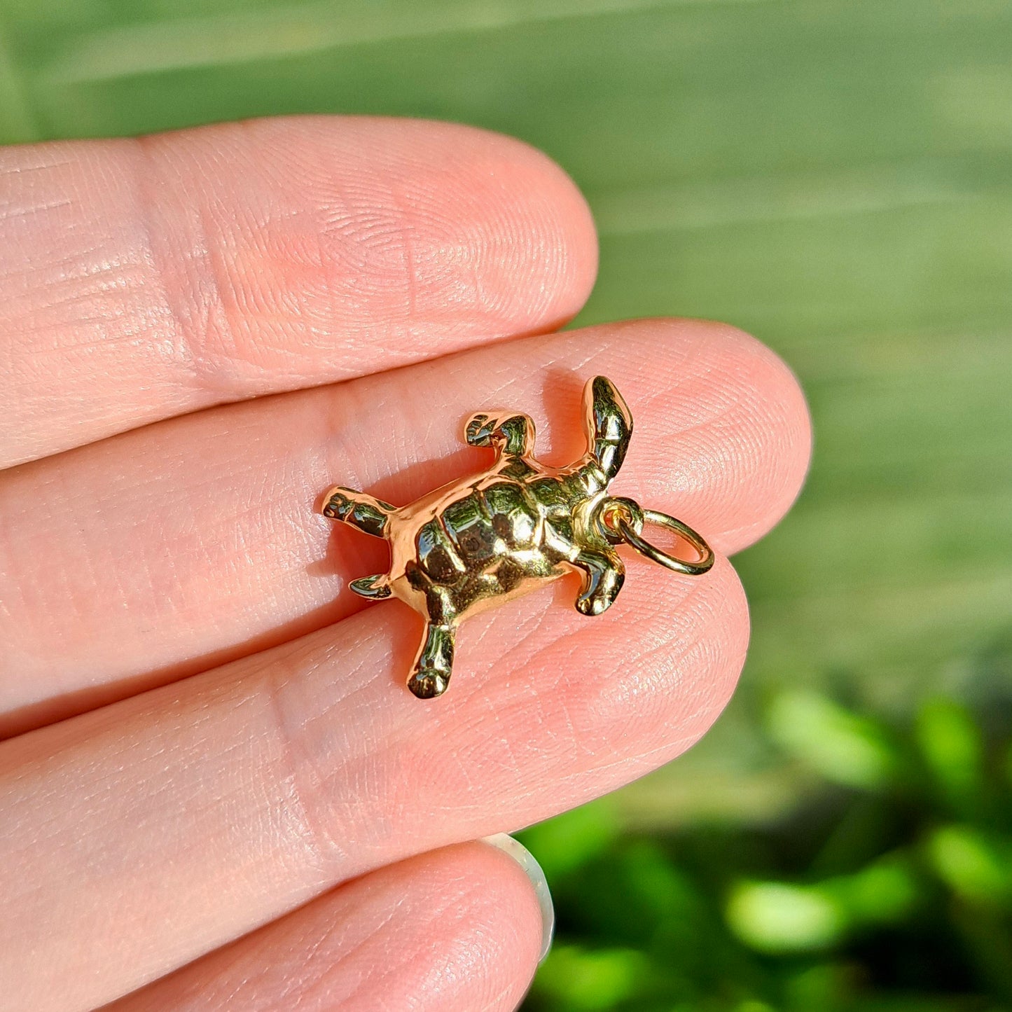Vintage 9ct Yellow Gold Turtle Charm
