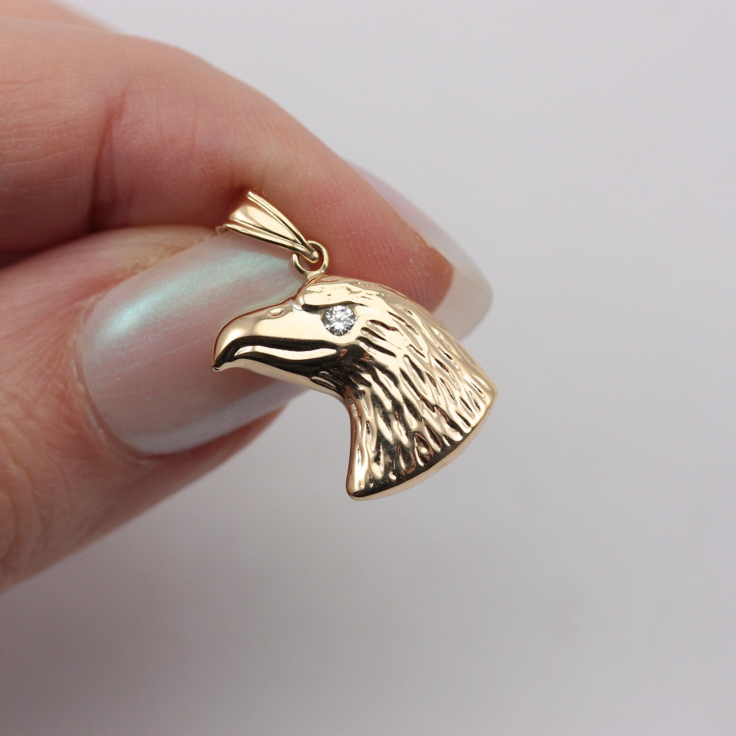 Pre-owned 9ct Gold Eagle Pendant