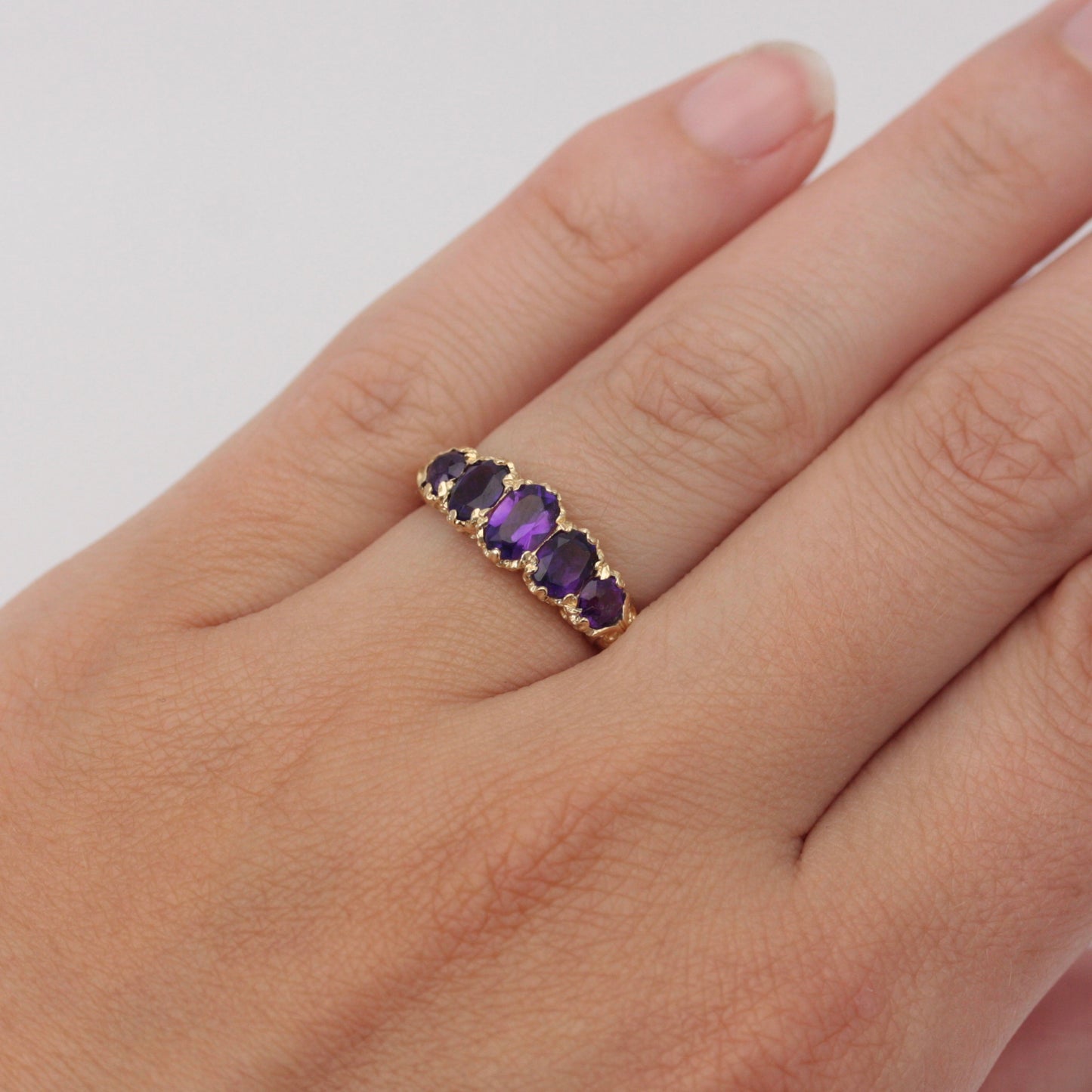 vintage amethyst ring