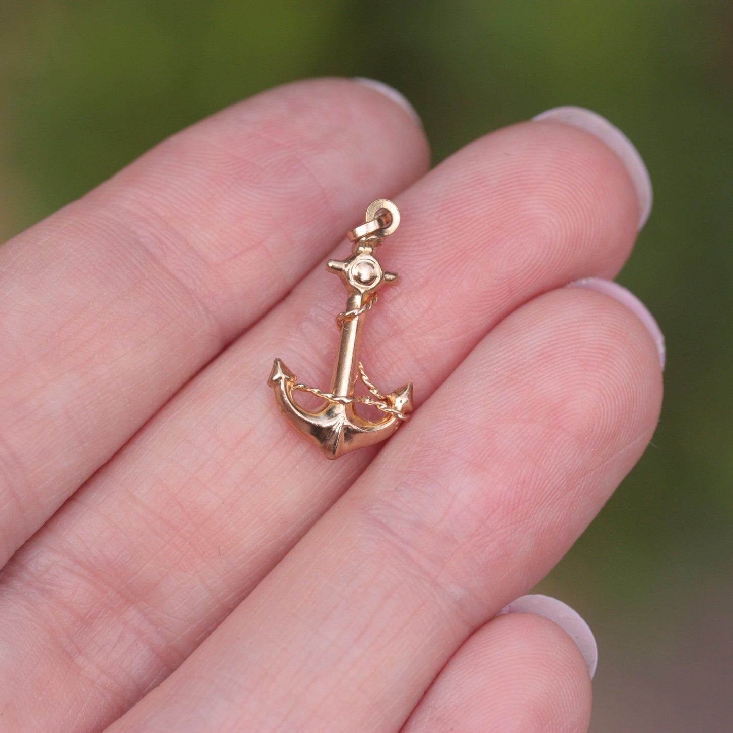Vintage 9ct Gold Anchor Charm