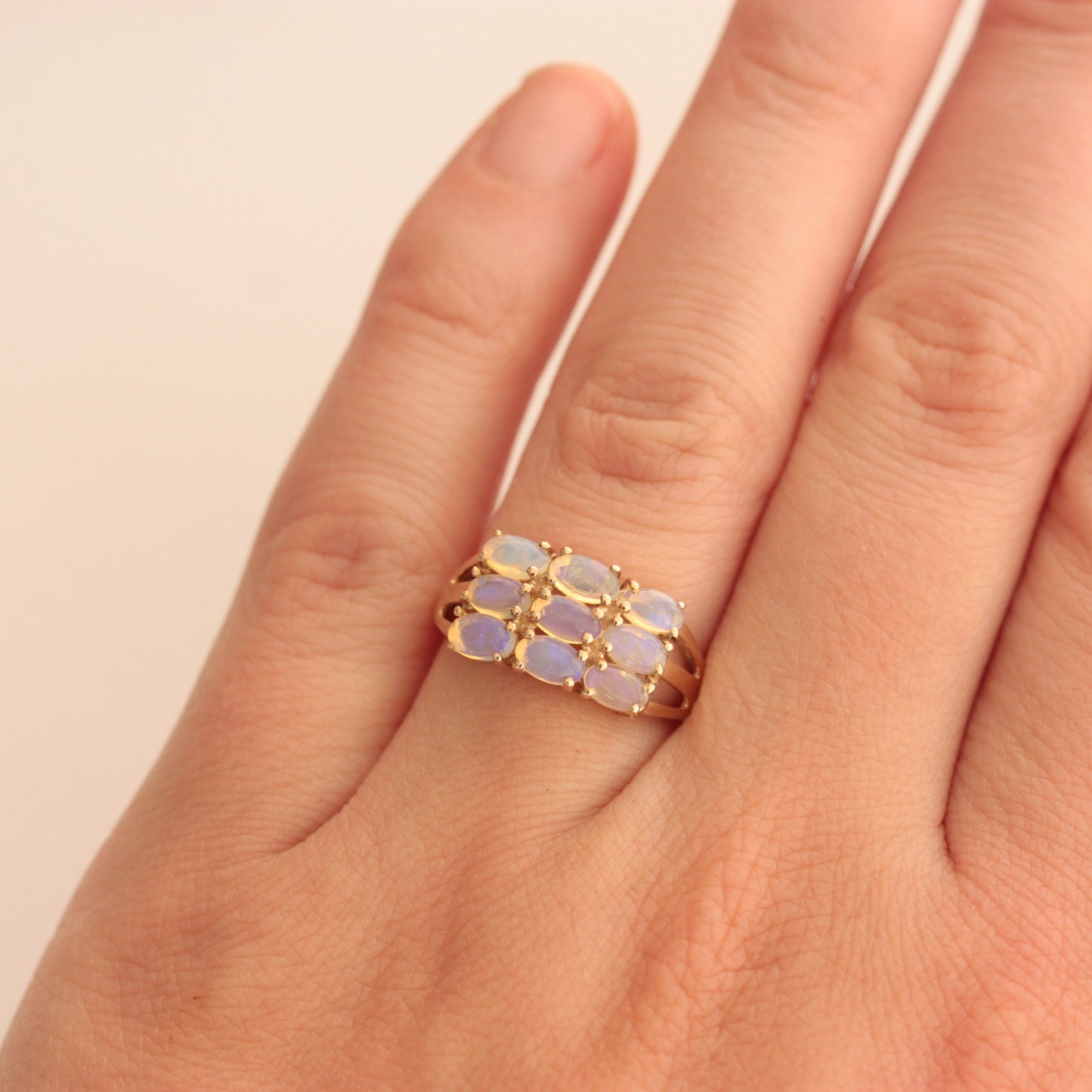 Pre-owned 9ct Gold Moonstone Ring, 2011