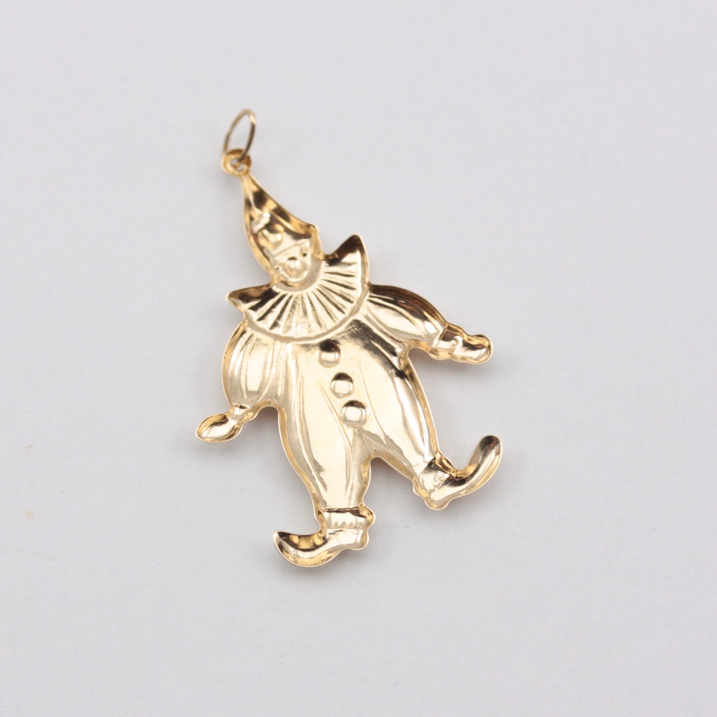 Vintage 9ct Gold Clown Pendant