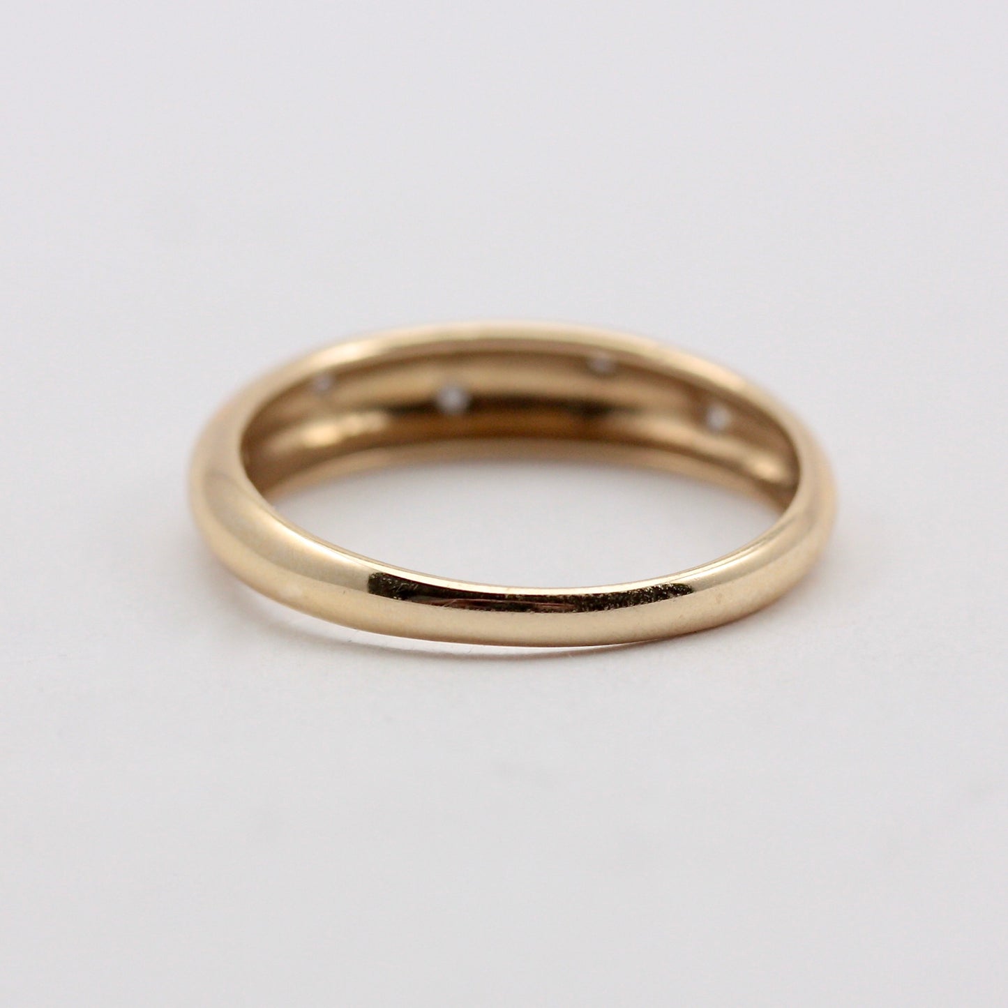 Pre-owned 9ct Gold Diamond Hearts Ring
