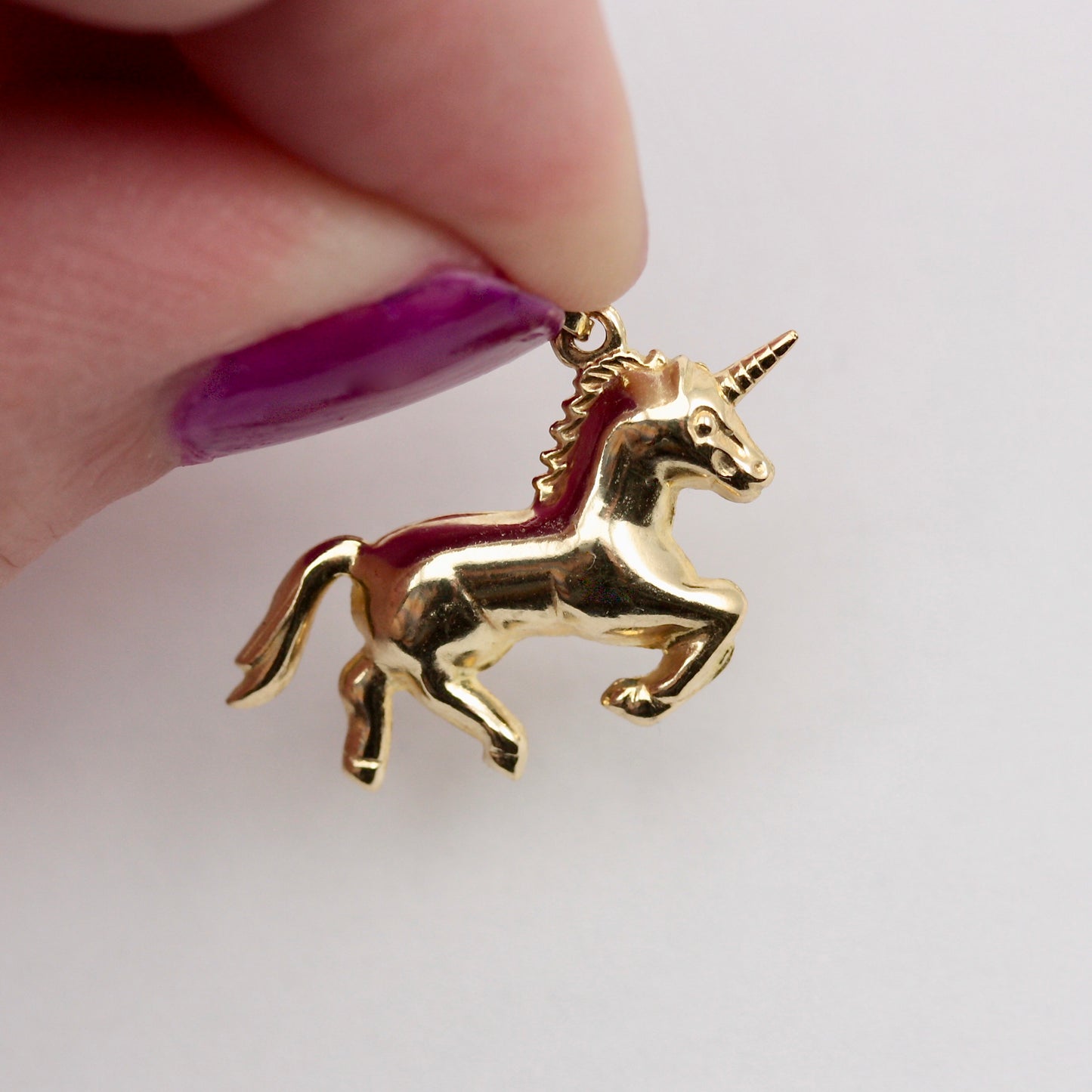 Pre-owned 9ct Gold Unicorn Charm
