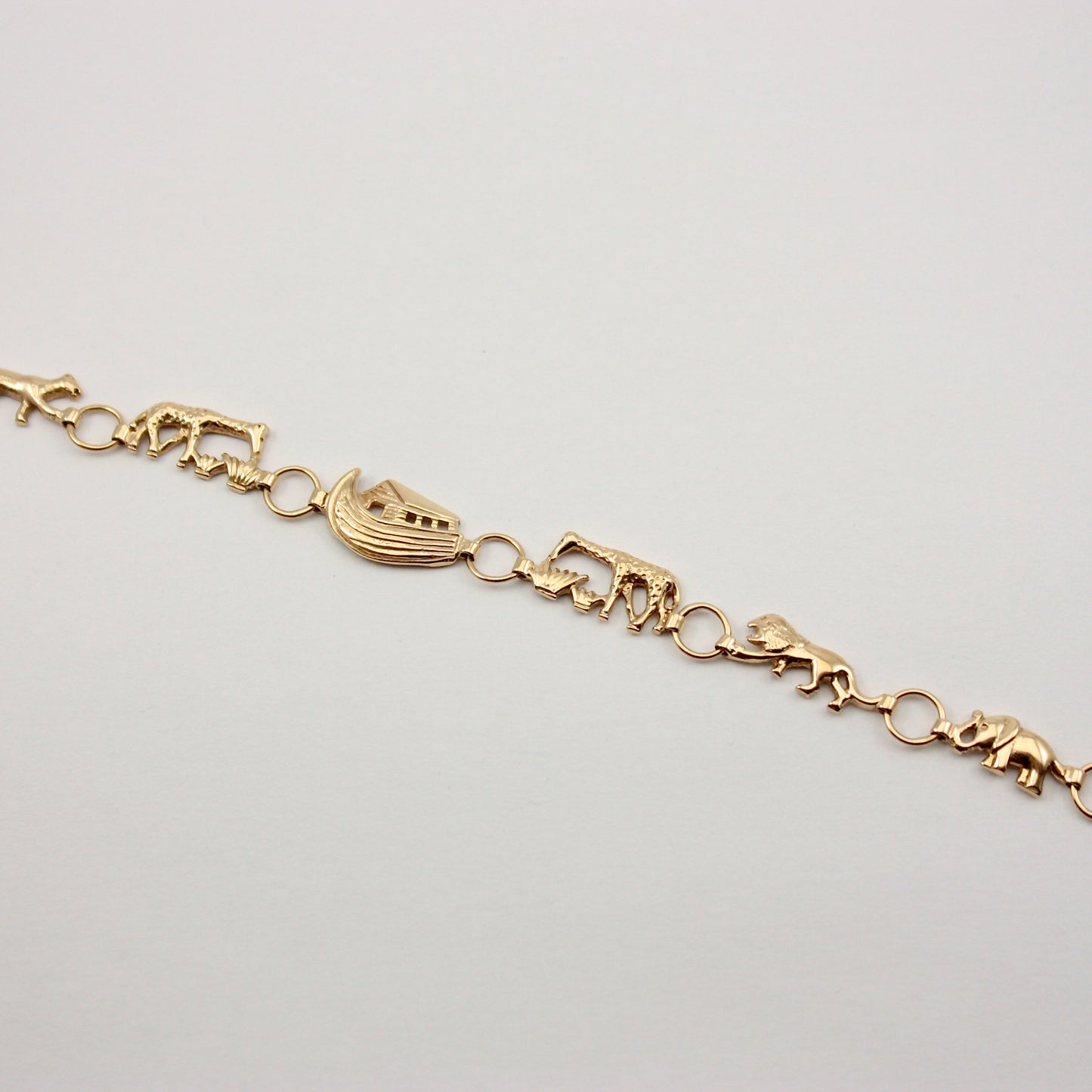 Vintage 9ct Gold Noah's Ark Bracelet