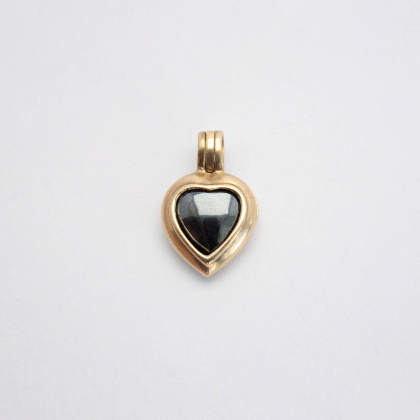 Pre-owned 9ct Gold Heart Pendant + 7 Interchangeable Gemstones