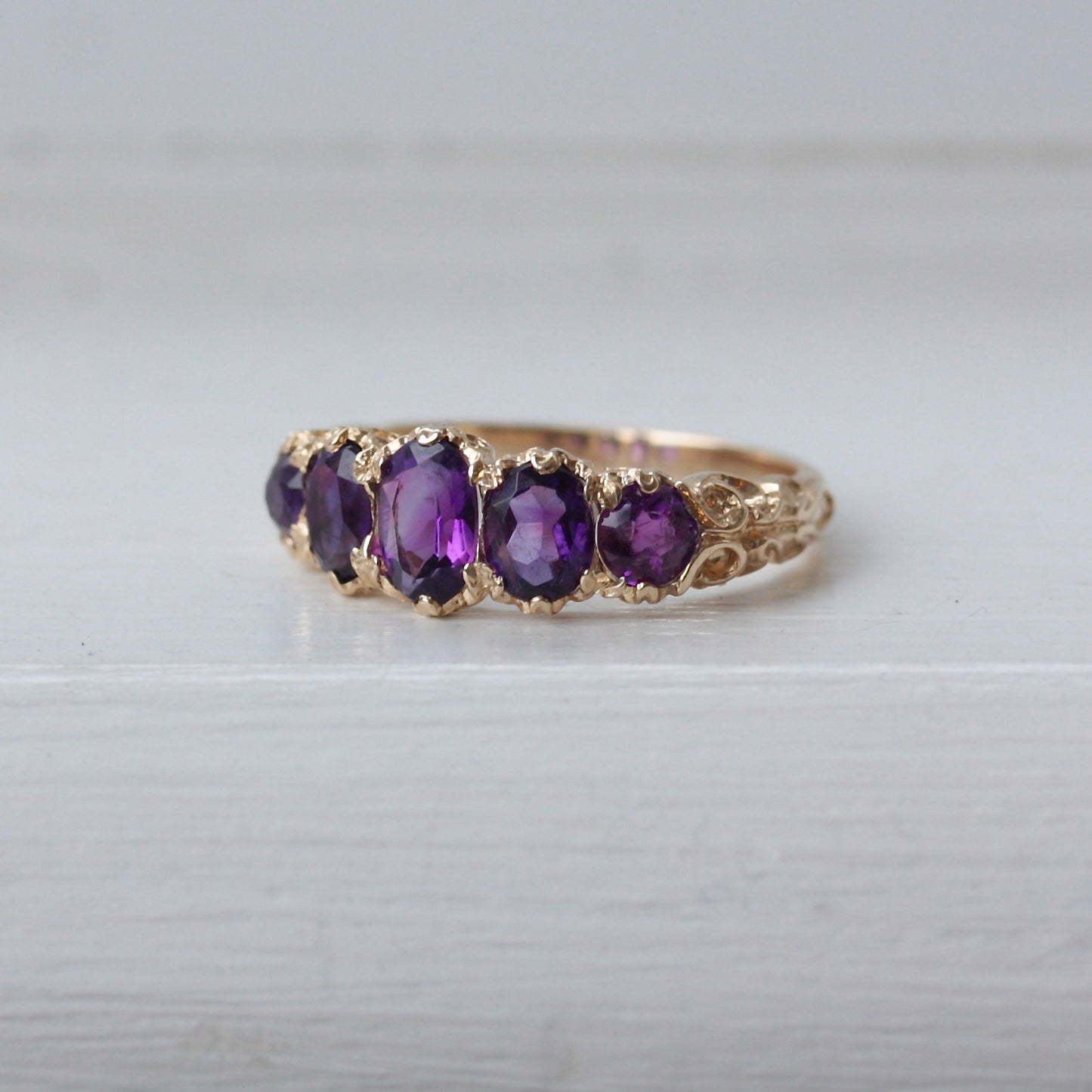 amethyst vintage ring