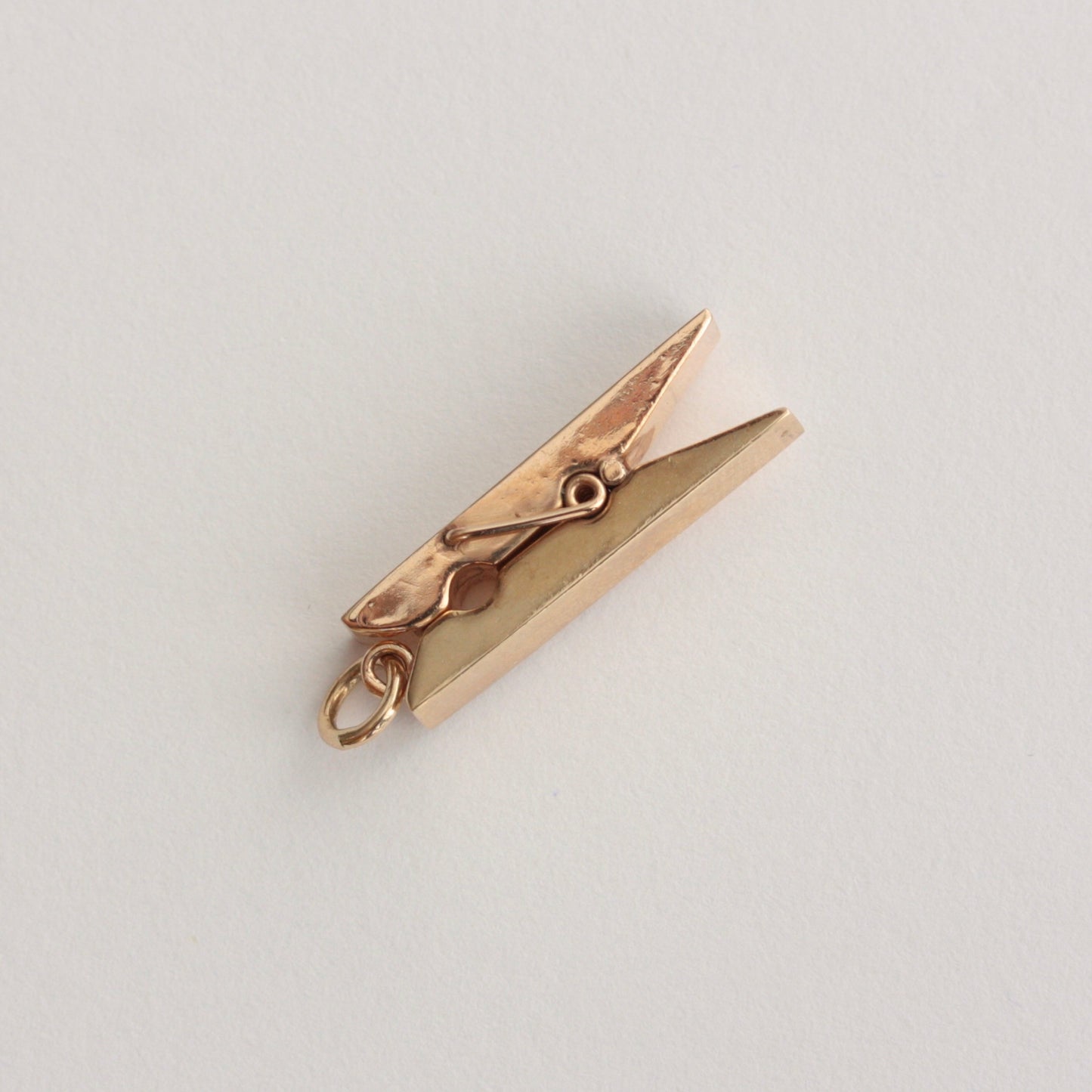 Vintage 9ct Gold Clothes Peg Charm
