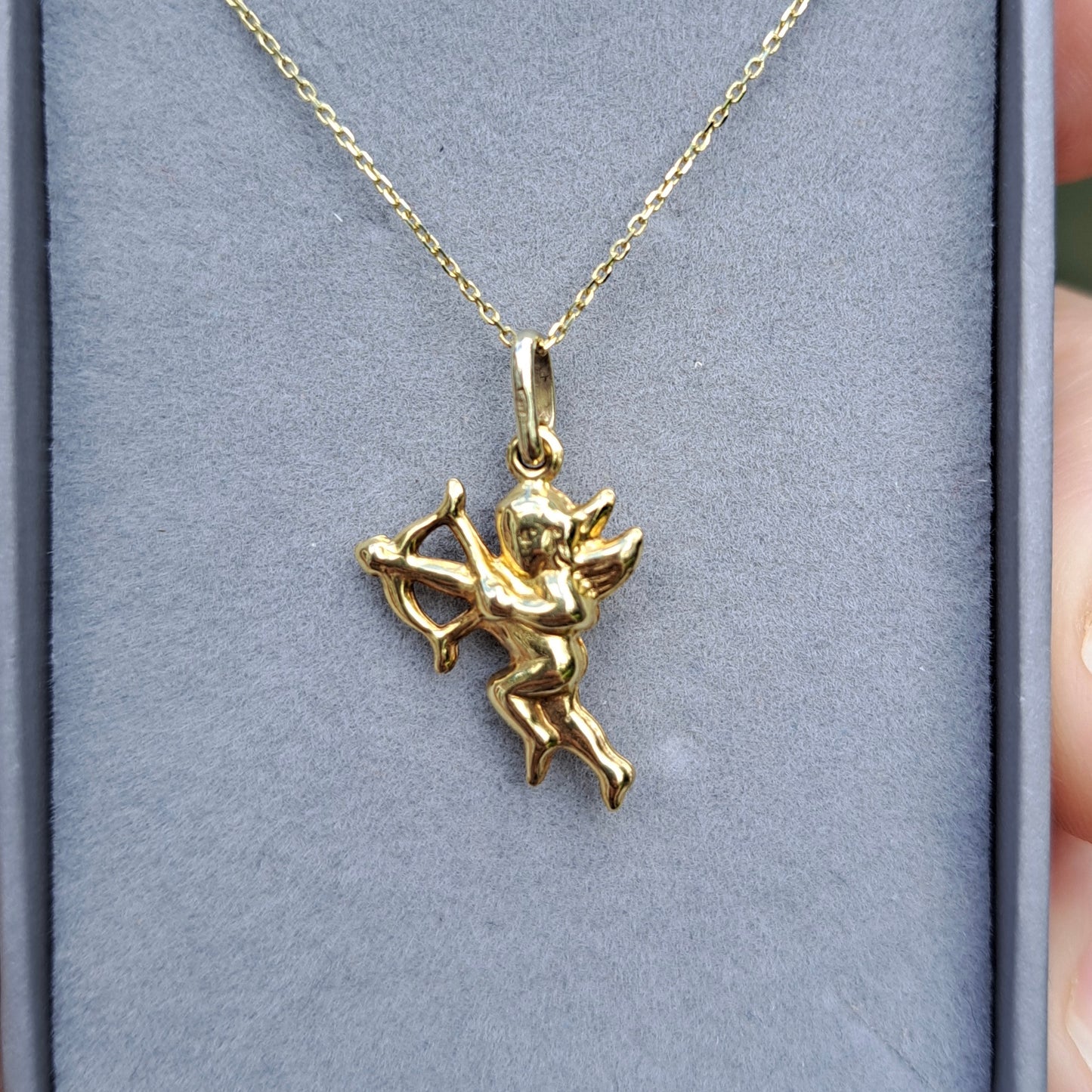 9ct Gold Cupid Charm / Pendant