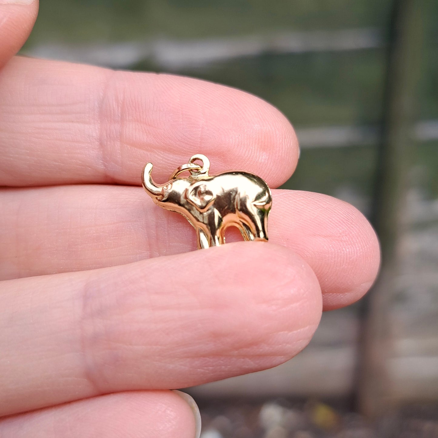 9ct Gold Elephant Charm