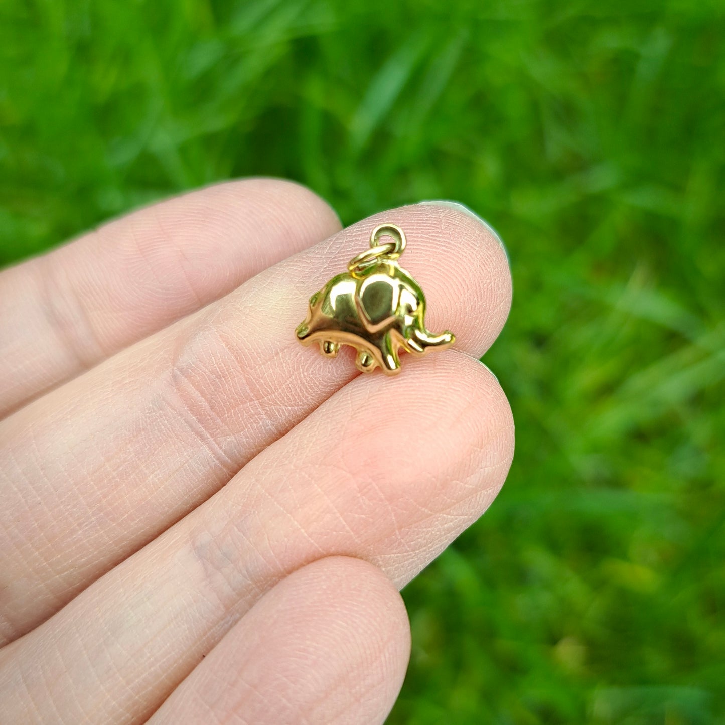 Vintage 9ct Gold Mini Elephant Charm