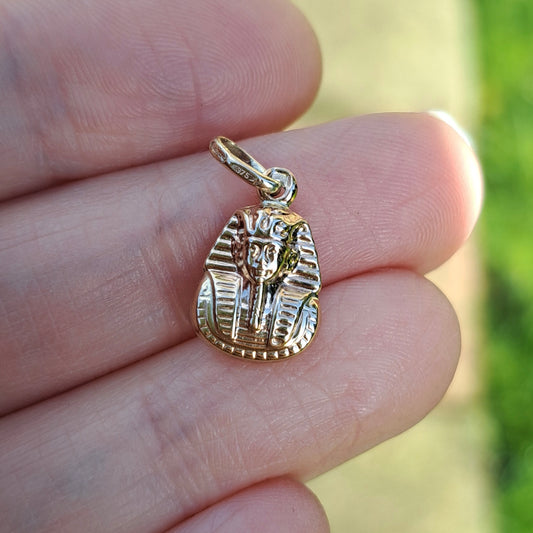 Pre-owned 9ct Italian Gold Tutankhamun Charm, Unoaerre