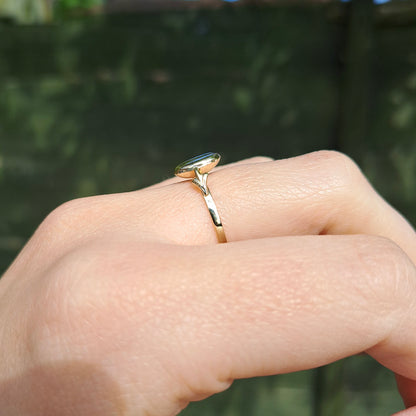 Vintage 9ct Gold Coffee Bean Ring