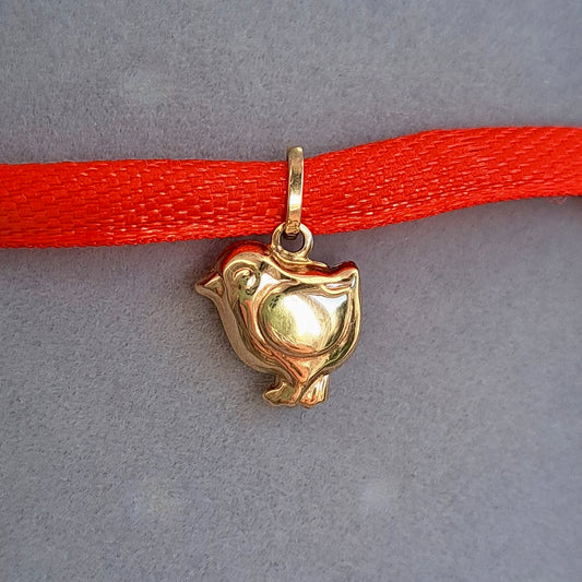 Pre-owned 9ct Gold Chick Charm