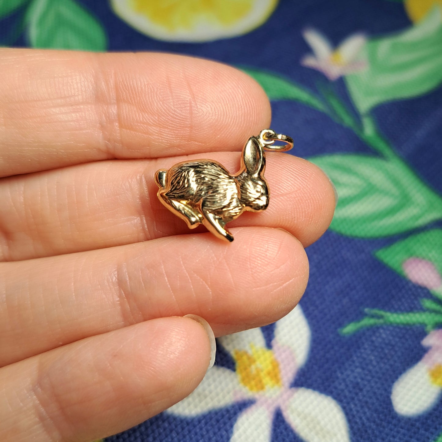 Vintage 9ct Gold Rabbit Charm