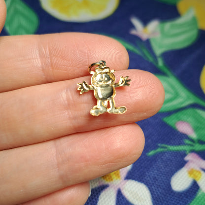 Vintage 9ct Gold Garfield Charm