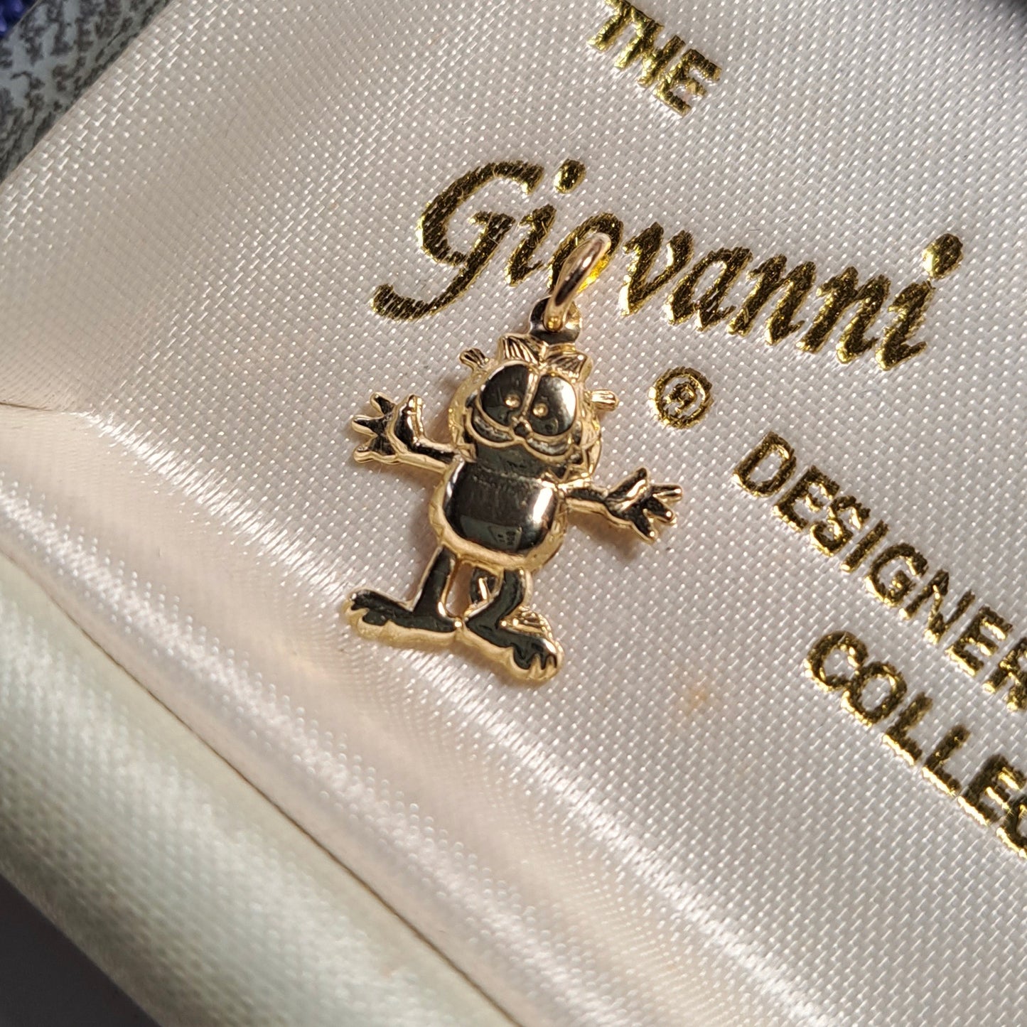 Vintage 9ct Gold Garfield Charm