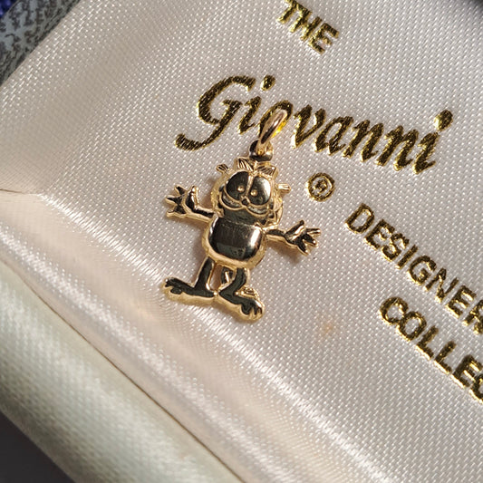 Vintage 9ct Gold Garfield Charm