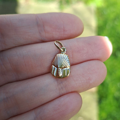 Pre-owned 9ct Italian Gold Tutankhamun Charm, Unoaerre