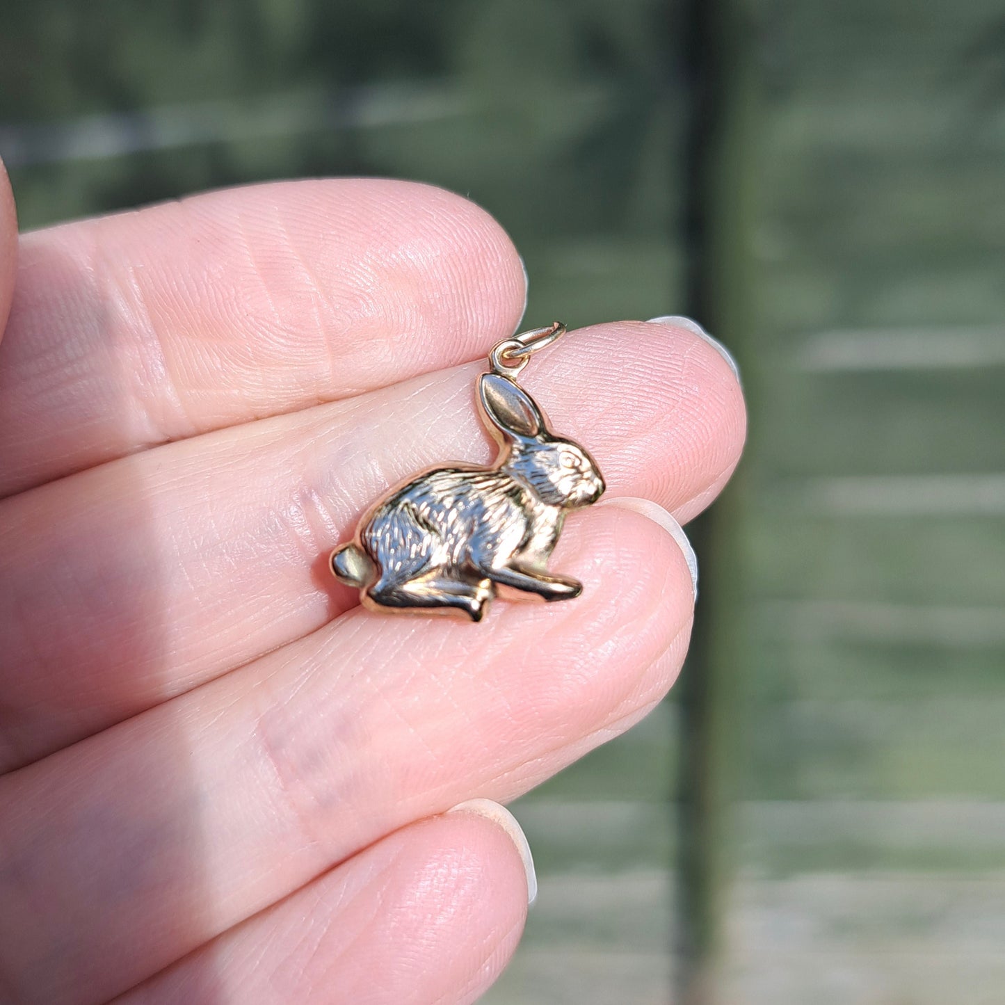 Vintage 9ct Gold Rabbit Charm, 1970s