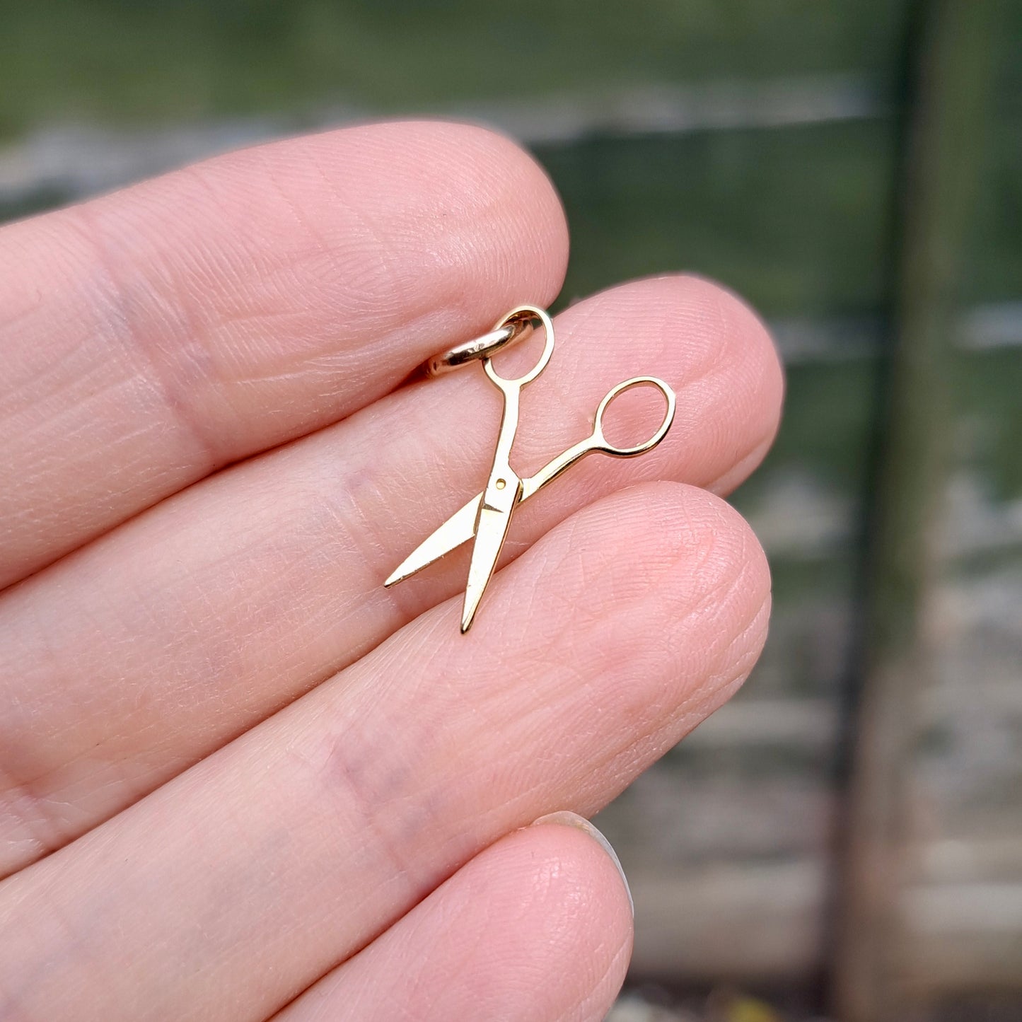 9ct Gold Scissors Charm