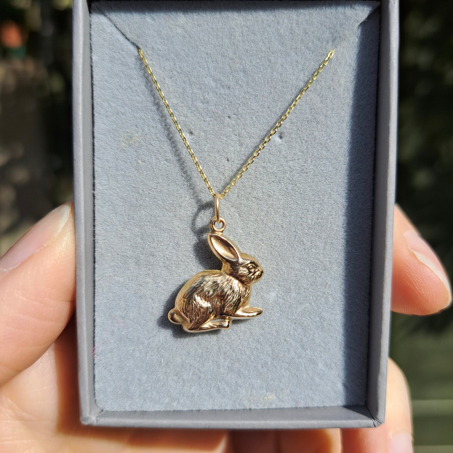 Vintage 9ct Gold Rabbit Charm, 1970s