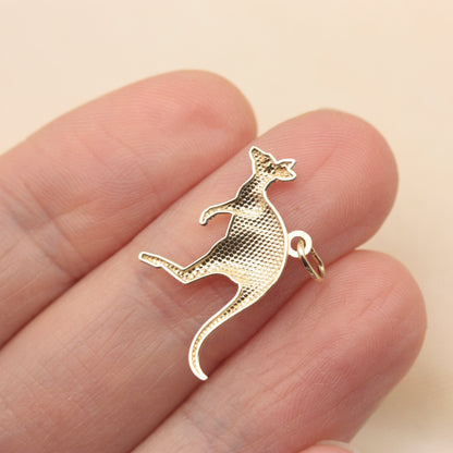 Pre-owned 9ct Gold Kangaroo Charm