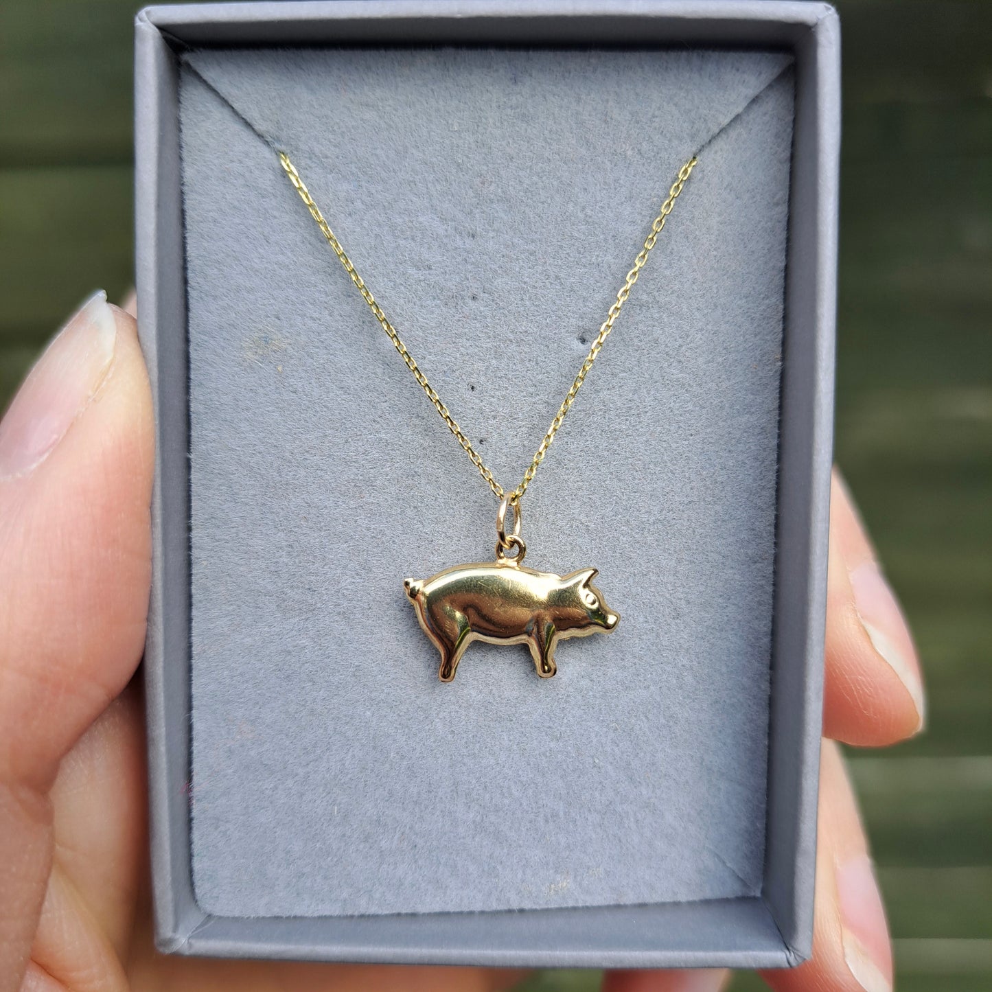 Vintage 9ct Gold Lucky Pig Charm