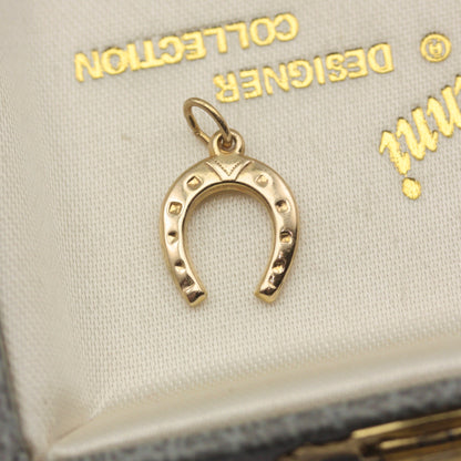 Vintage 9ct Gold Horseshoe Charm