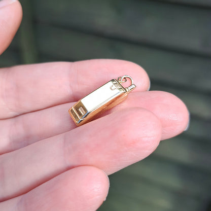 9ct Gold Mobile Phone Charm / Pendant