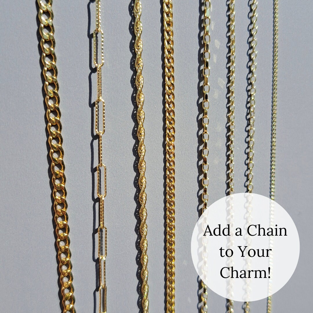 Mini 9ct Gold Dolphin Heart Charm / Pendant