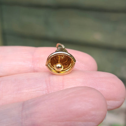 9ct Gold "CAPRI" Italy Ringing Bell Charm