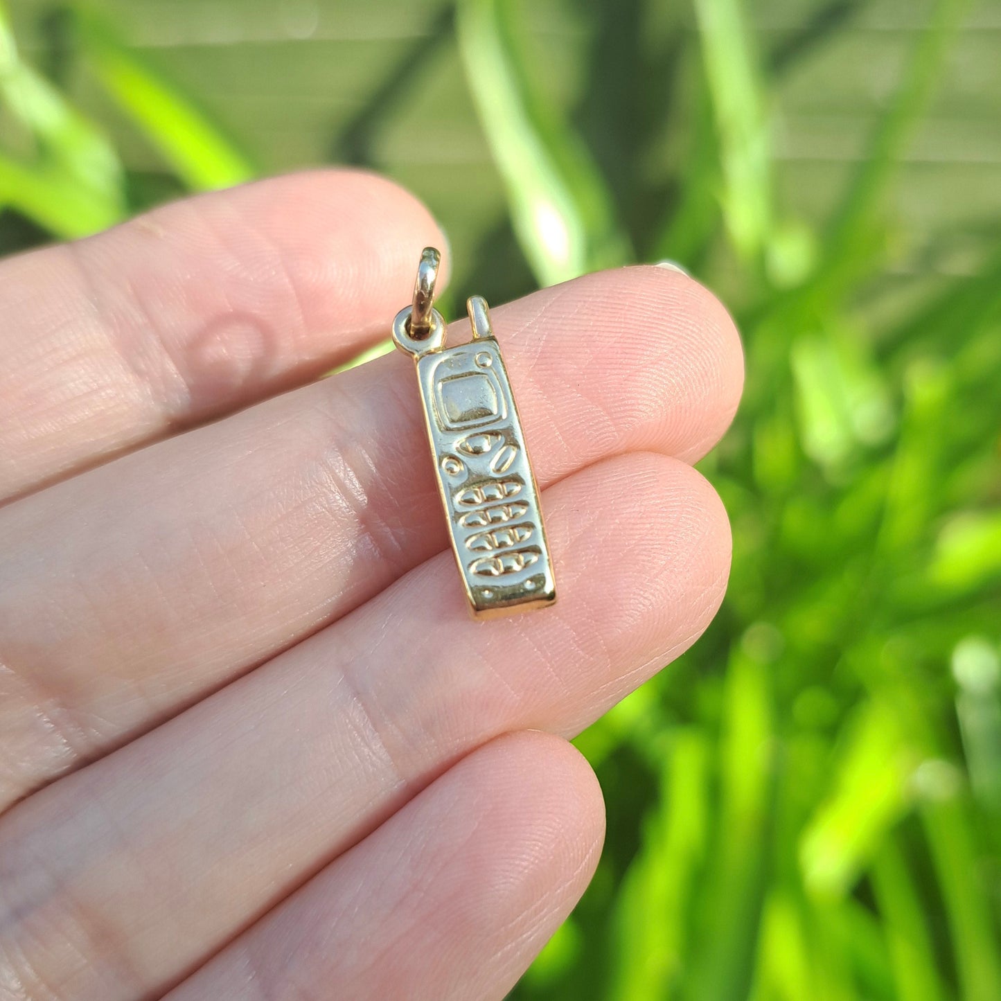 9ct Gold Mobile Phone Charm by Unoaerre