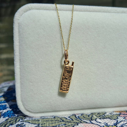 9ct Gold Mobile Phone Charm by Unoaerre