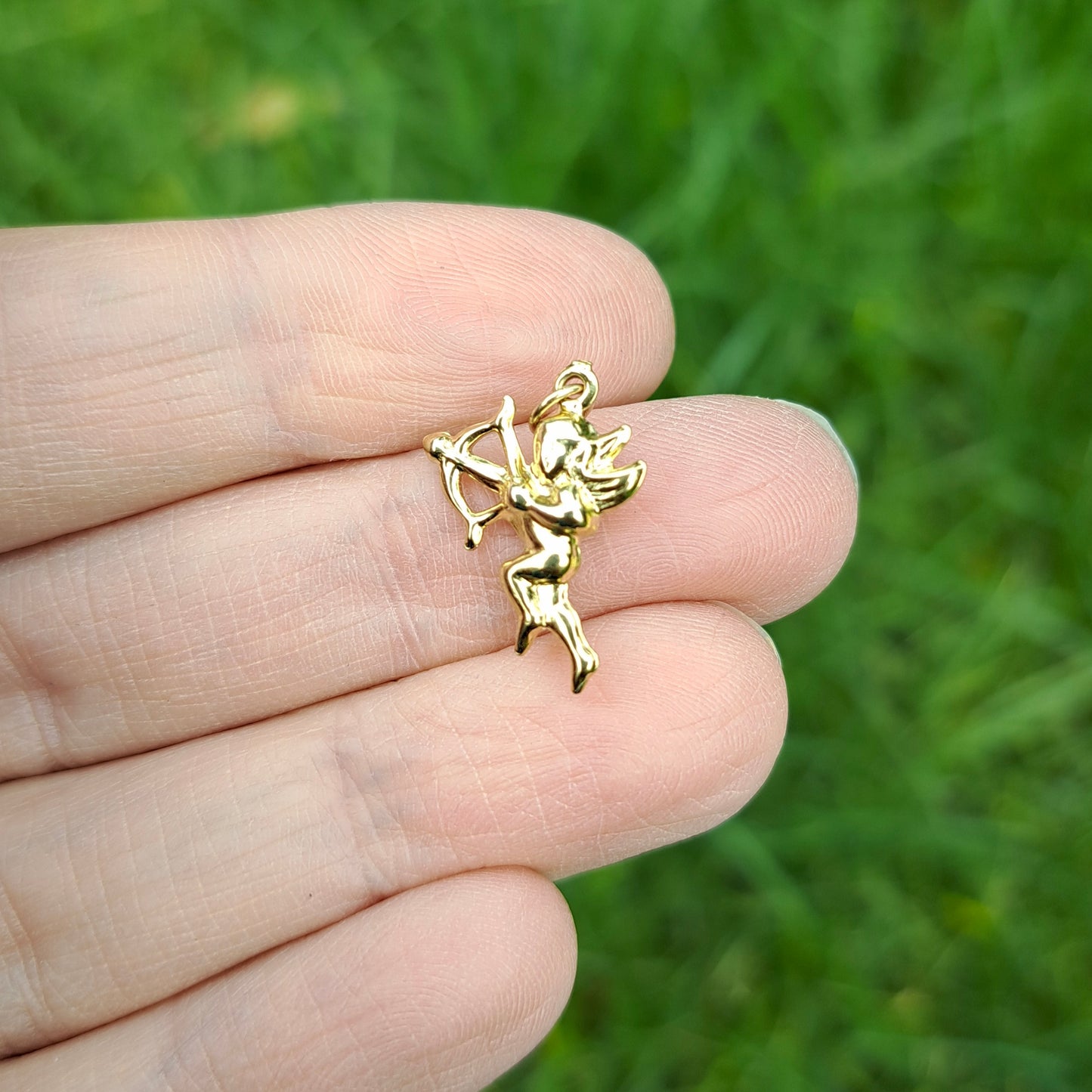 Vintage 9ct Gold Cupid Charm