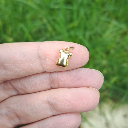 Vintage 9ct Gold Tiny Teddy Bear Charm