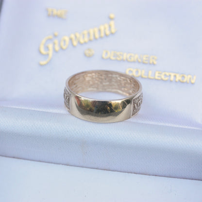 Vintage 9ct Gold Millennium Year 2000 Ring
