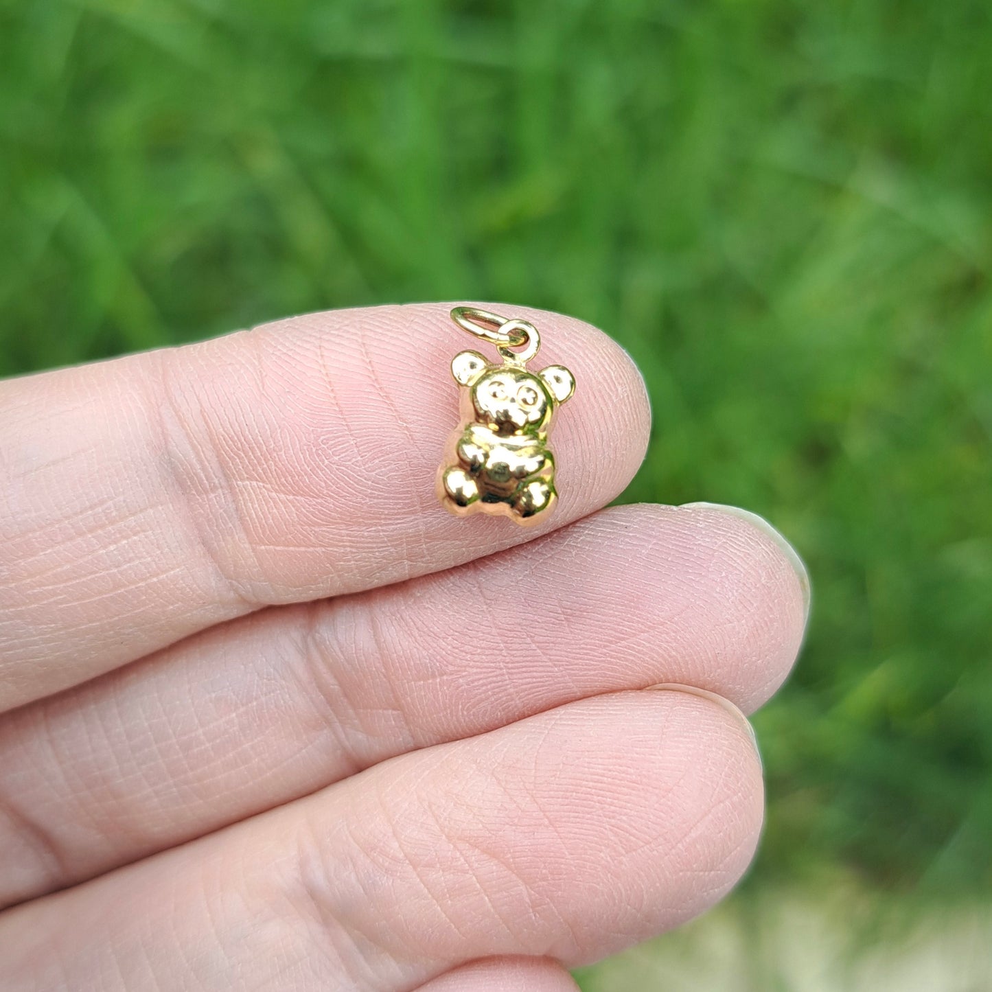 Vintage 9ct Gold Tiny Teddy Bear Charm