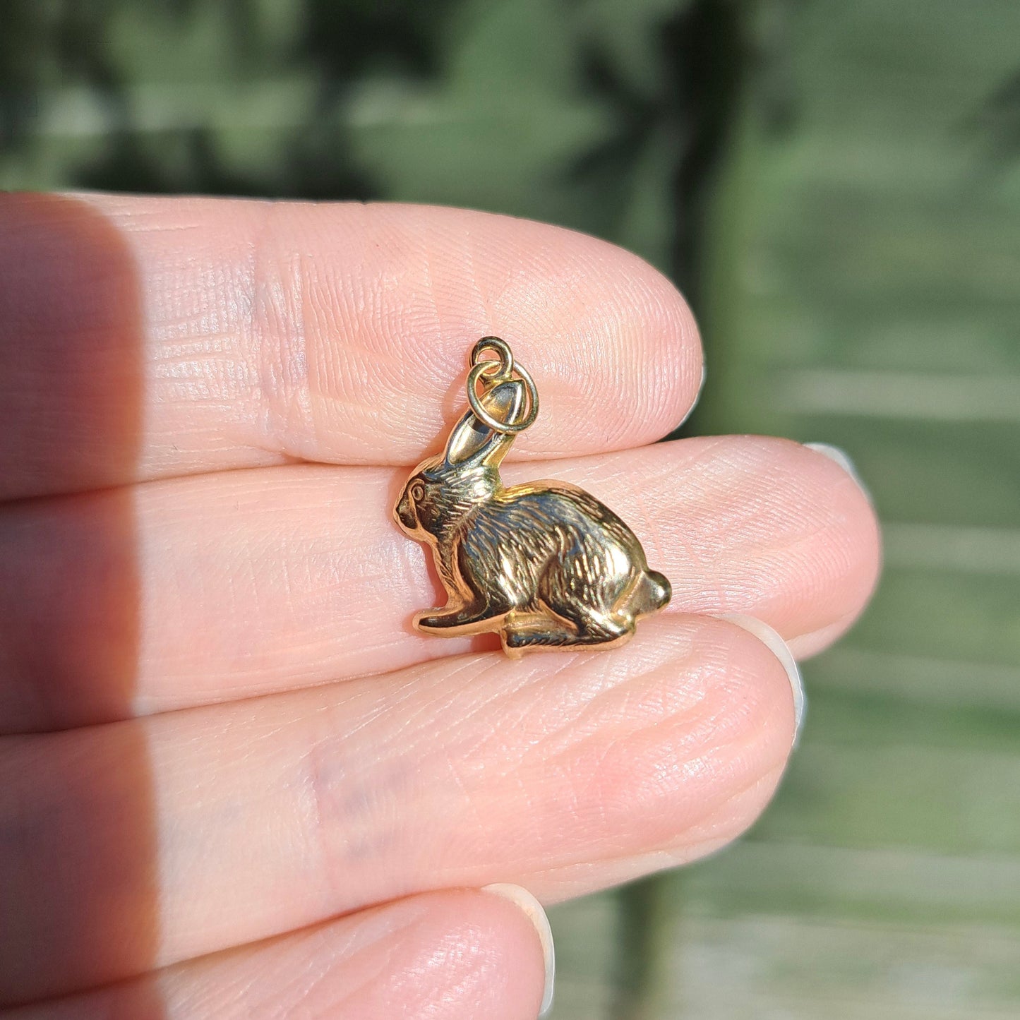 Vintage 9ct Gold Rabbit Charm, 1970s