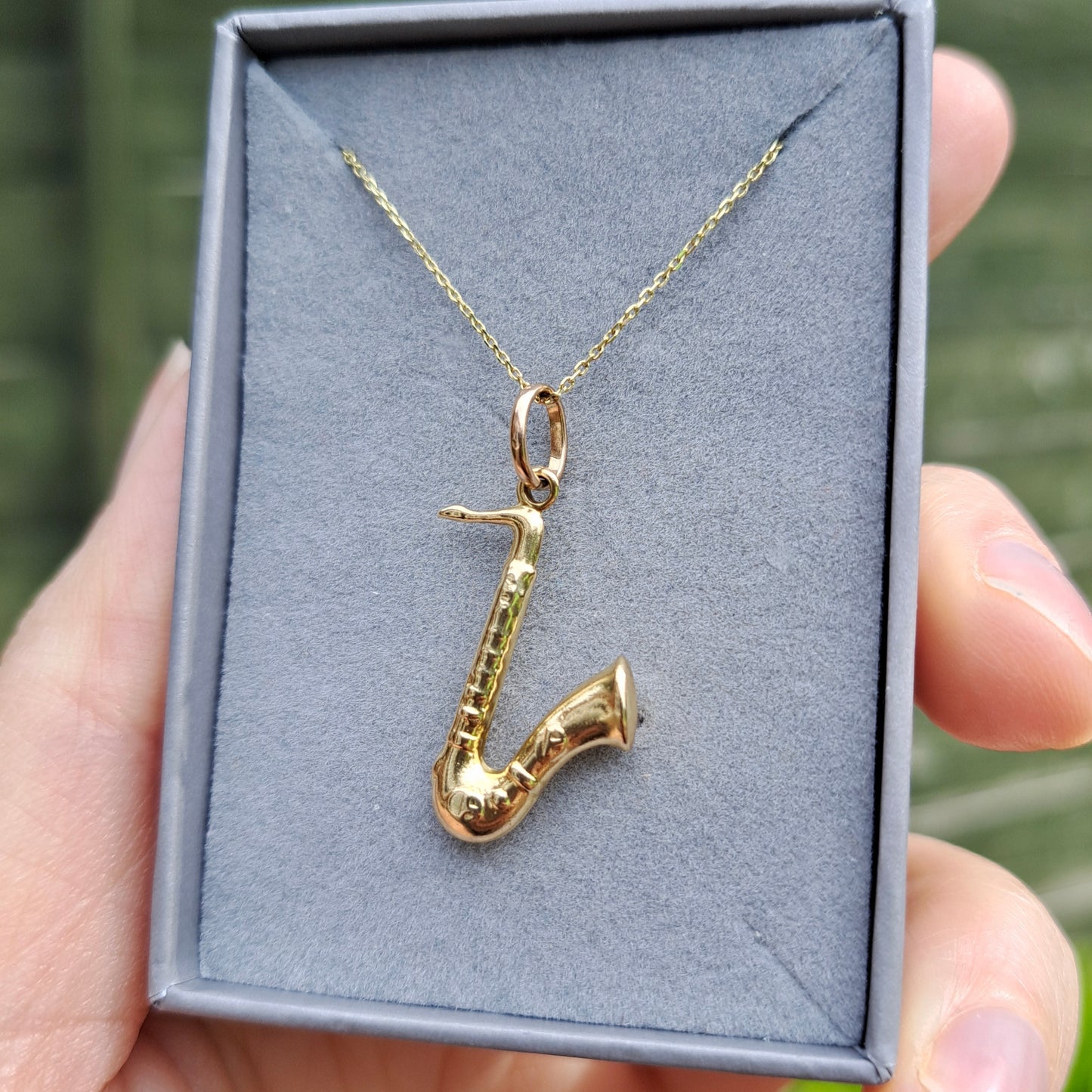 9ct Gold Saxophone Charm