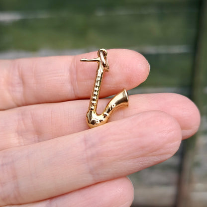 9ct Gold Saxophone Charm