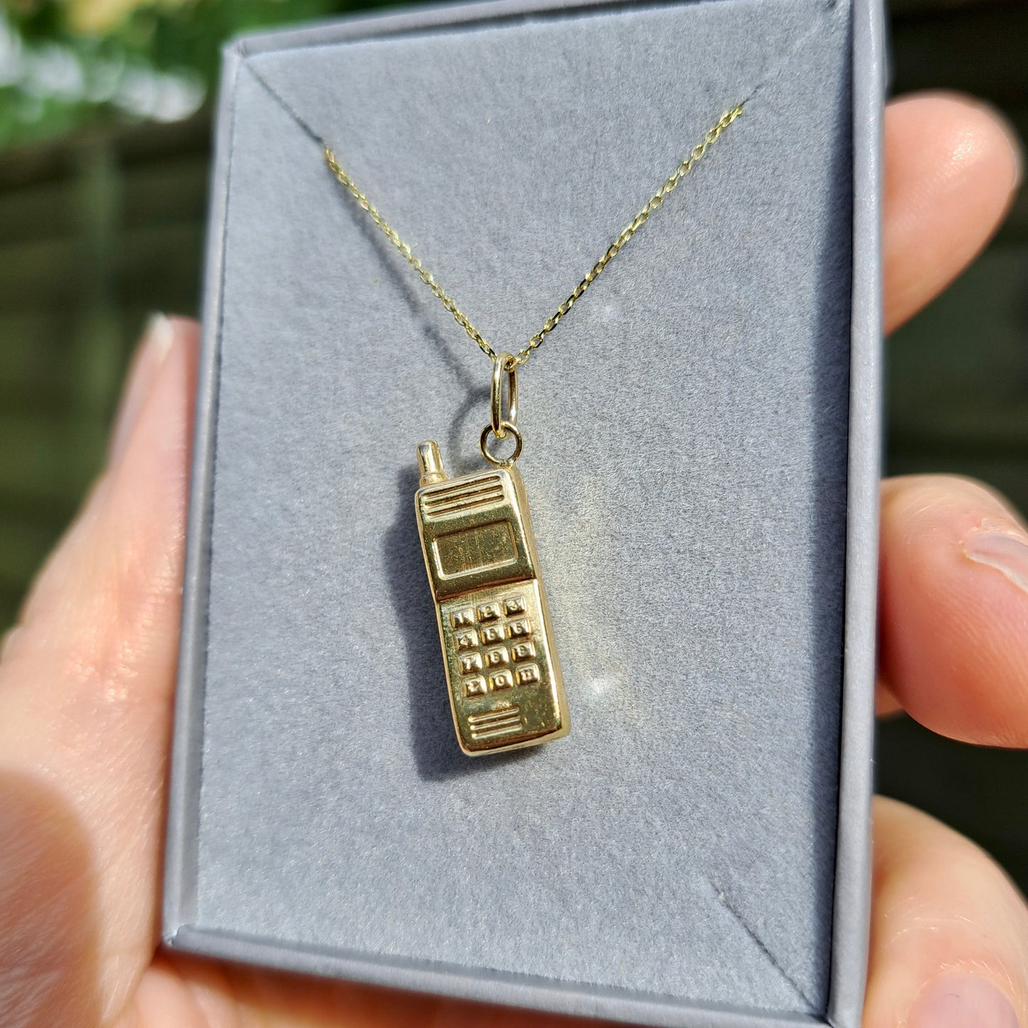 9ct Gold Mobile Phone Charm / Pendant