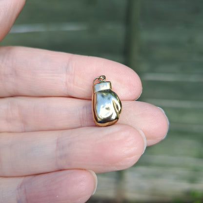Vintage 9ct Gold Boxing Glove Charm
