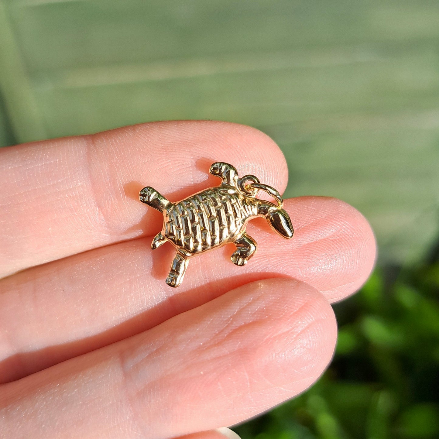 Vintage 9ct Yellow Gold Turtle Charm