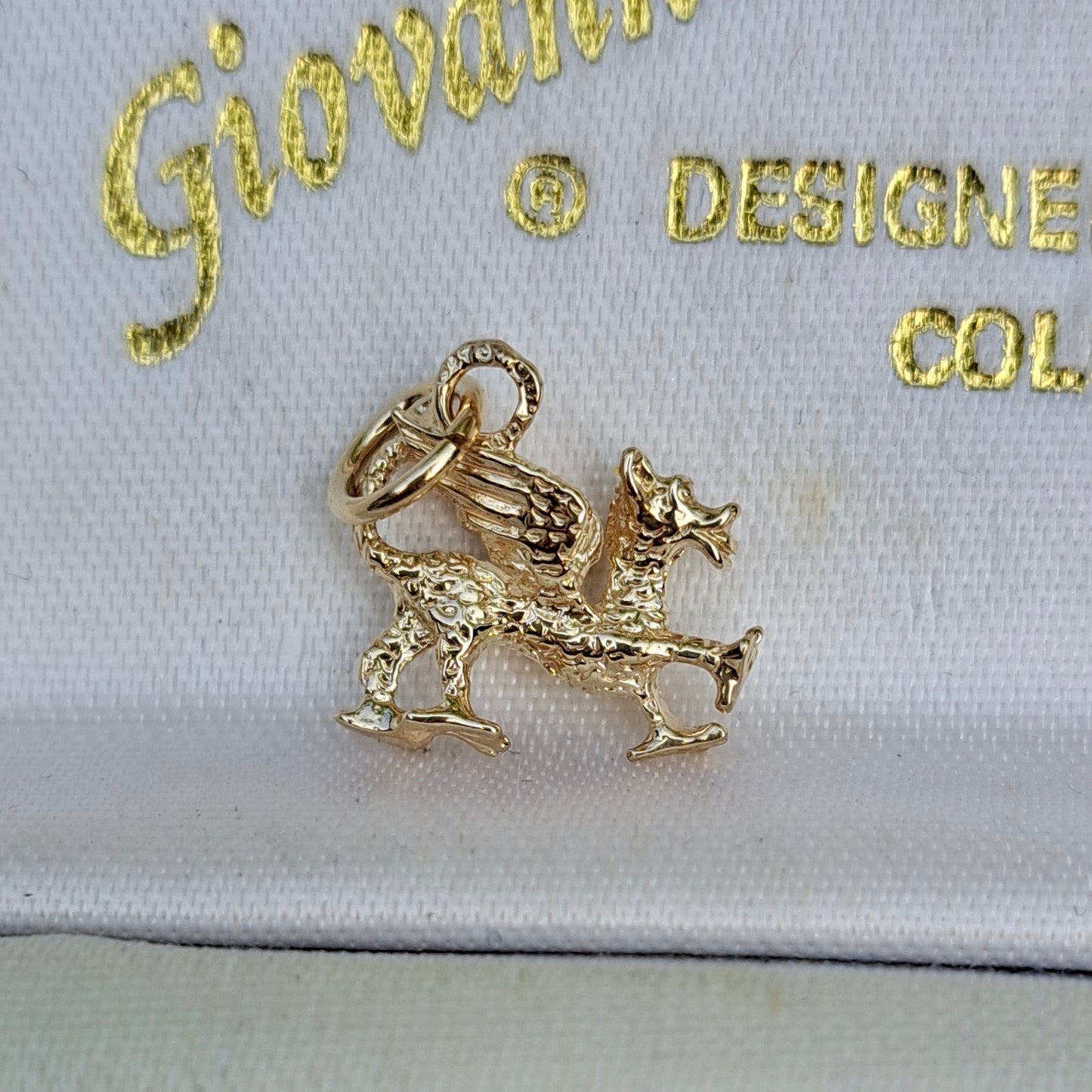 Vintage 9ct Gold Dragon Charm