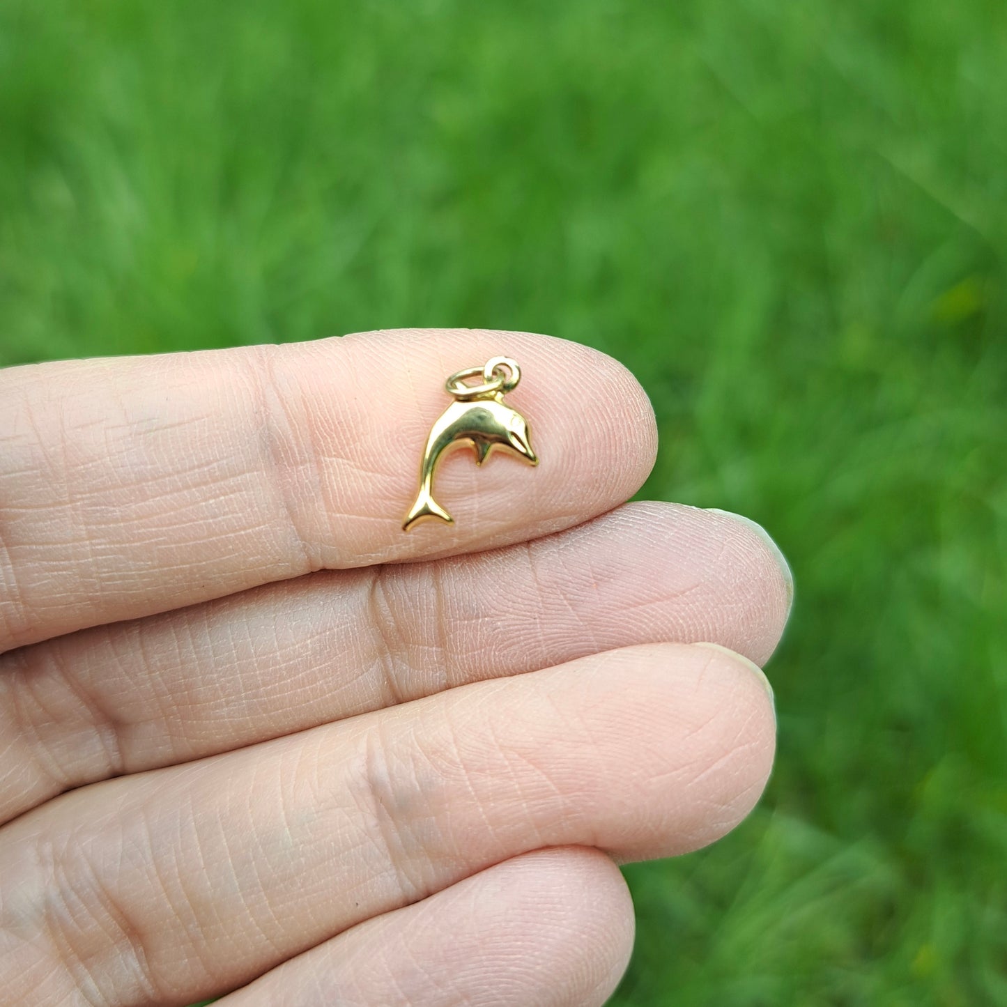 Vintage 9ct Gold Mini Dolphin Charm