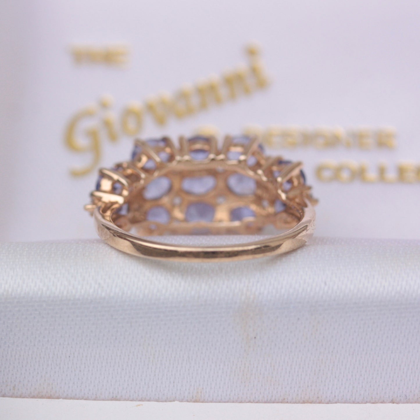 Pre-owned 9ct Gold Tanzanite Multi Stone Ring, 2014
